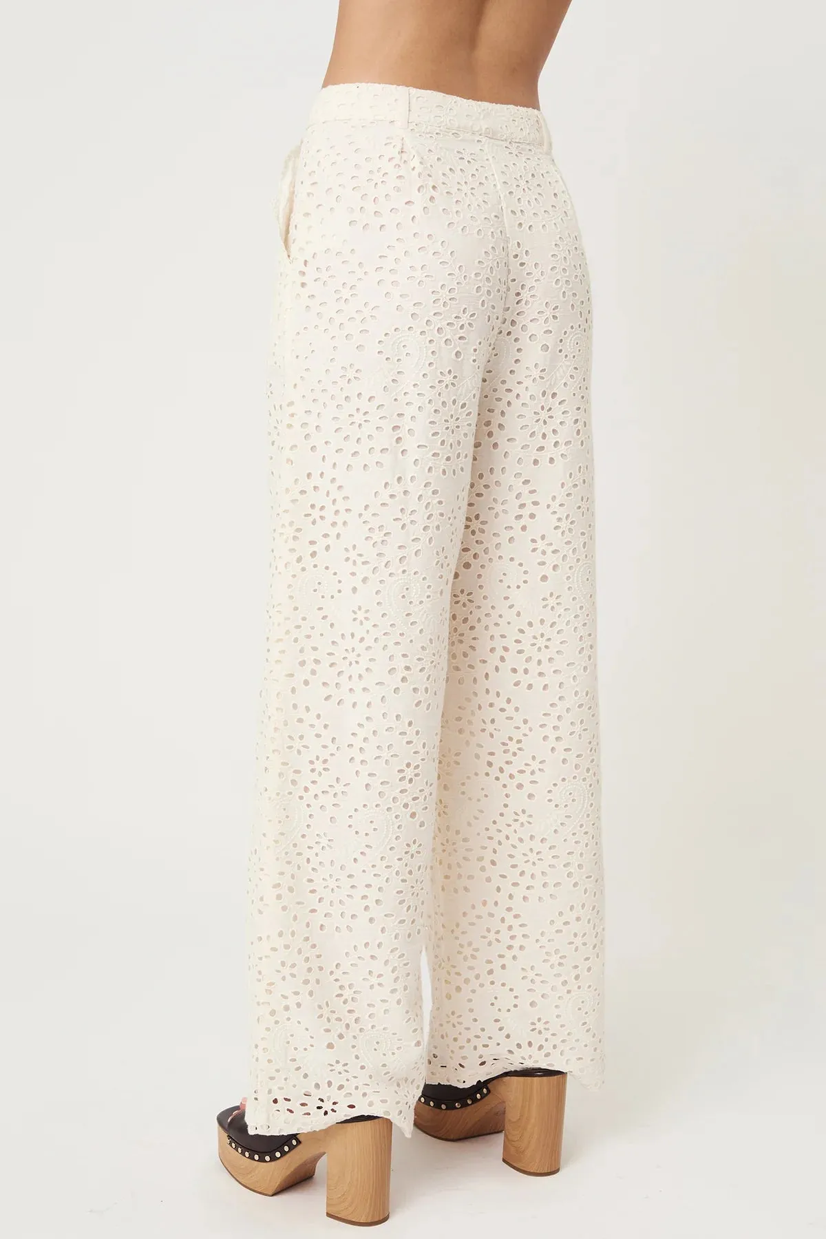 Kendra Wide Leg Trousers - Pristine