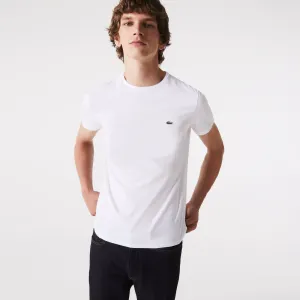 Lacoste Men's Crew Neck Pima Cotton Jersey T-Shirt