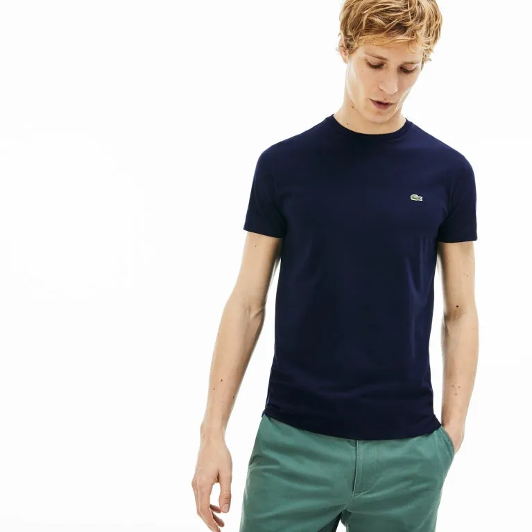 Lacoste Men's Crew Neck Pima Cotton Jersey T-Shirt