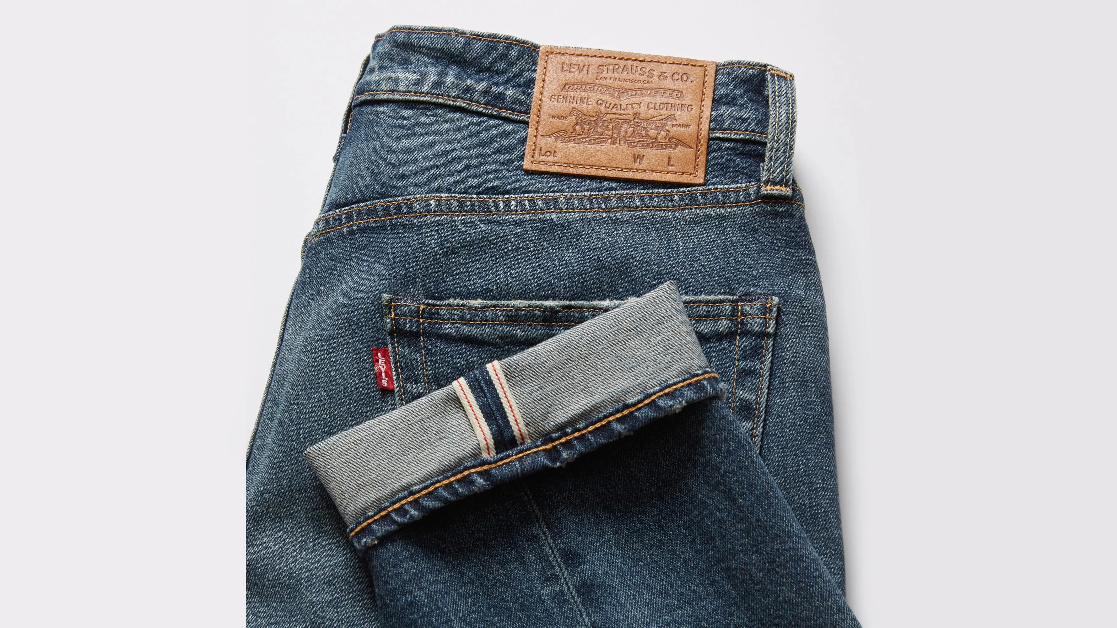 Levi's® Men's 502™ Taper Selvedge Jeans