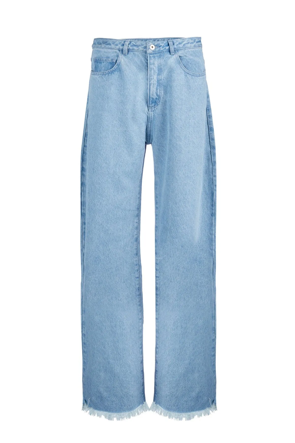 LIGHT BLUE BOYFRIEND TROUSERS