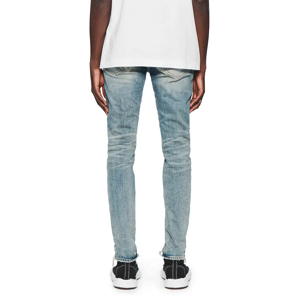 Low Rise Skinny Mid Indigo Jeans 'Electric Tint'