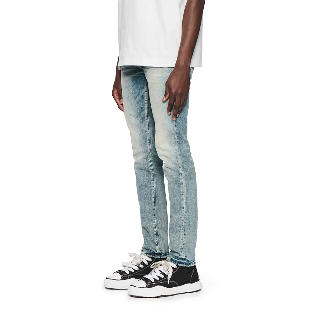 Low Rise Skinny Mid Indigo Jeans 'Electric Tint'