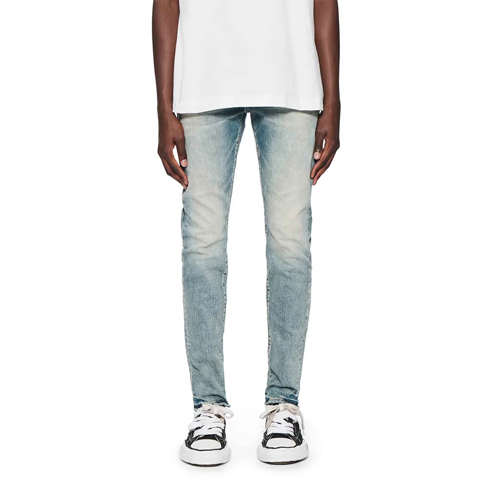 Low Rise Skinny Mid Indigo Jeans 'Electric Tint'