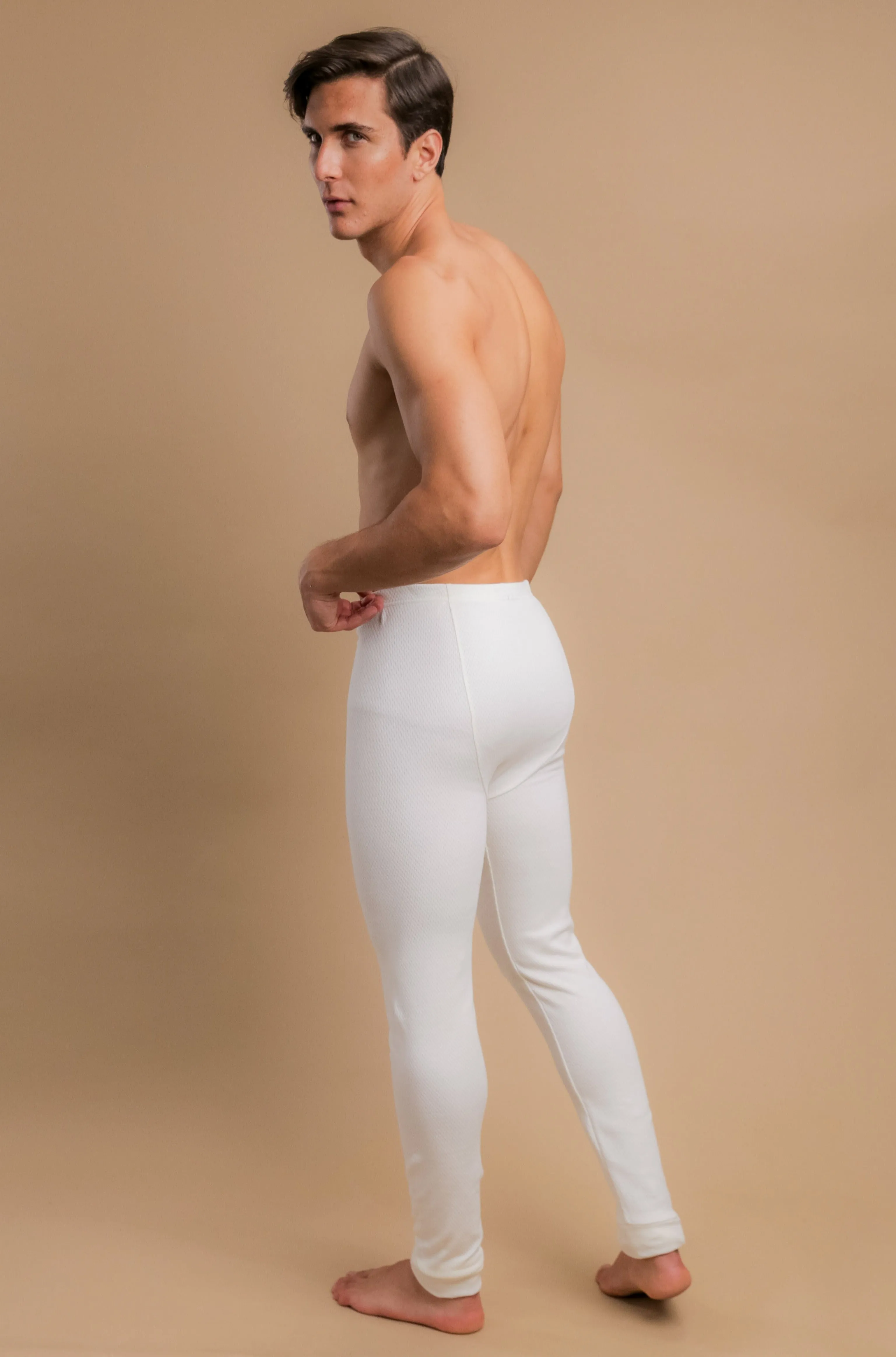 Men's Thermal Base Layer Long Johns with Fly