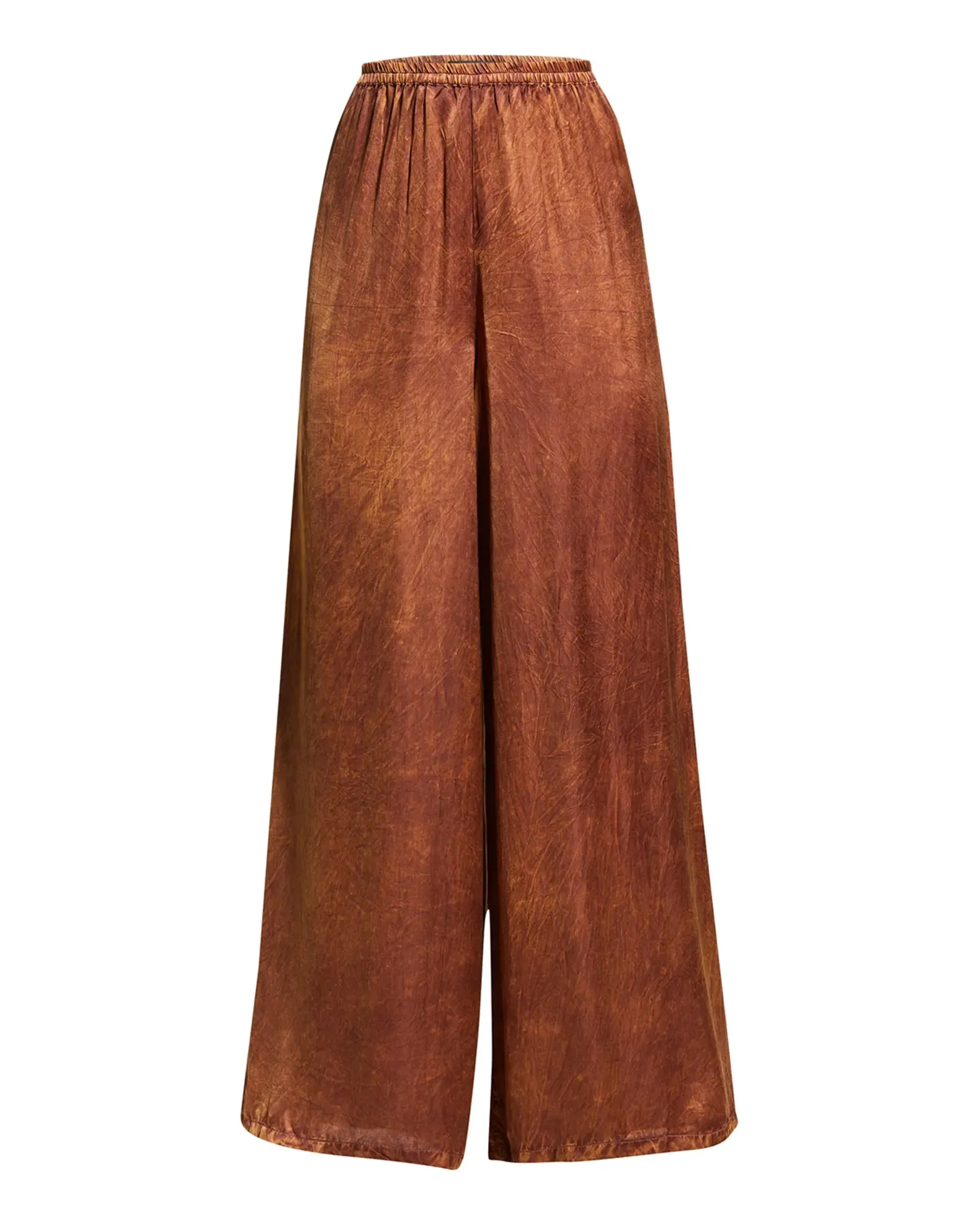 Mes Demoiselles Cullinan Sateen Wide-Leg Pants