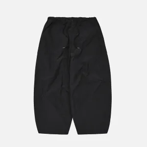 NYLON BALLOON PANTS - BLACK