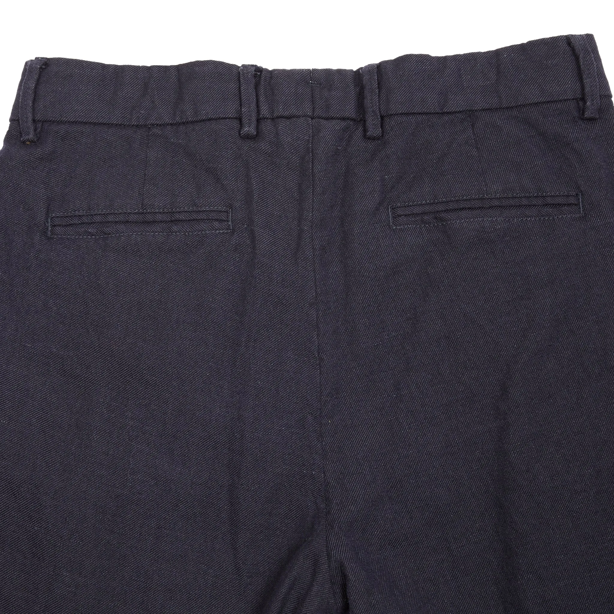 Original Vintage Style Comfort Single Pleat Trouser in Navy