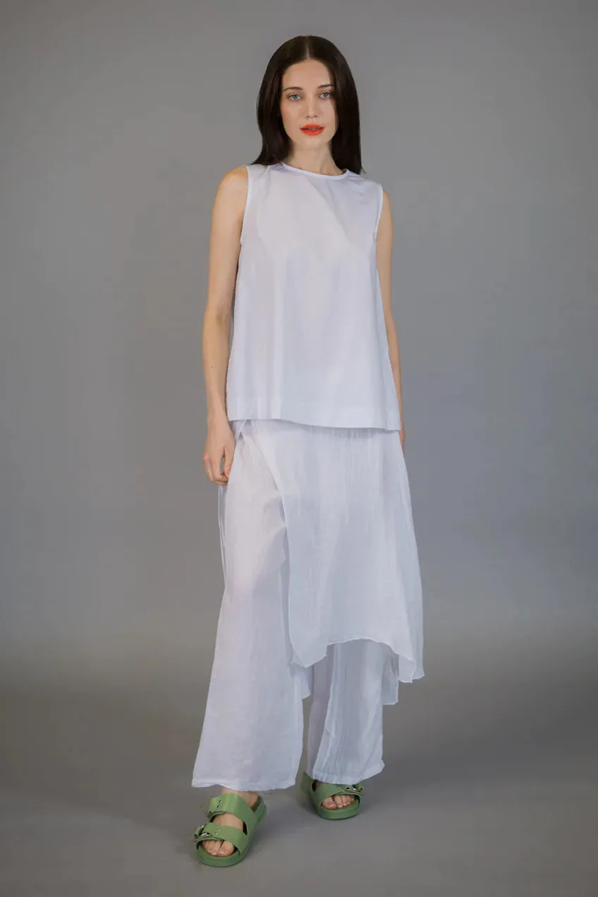 Paolo Tricot Sale, CS10976 Linen Skirt Pant 50% Off Regular Price