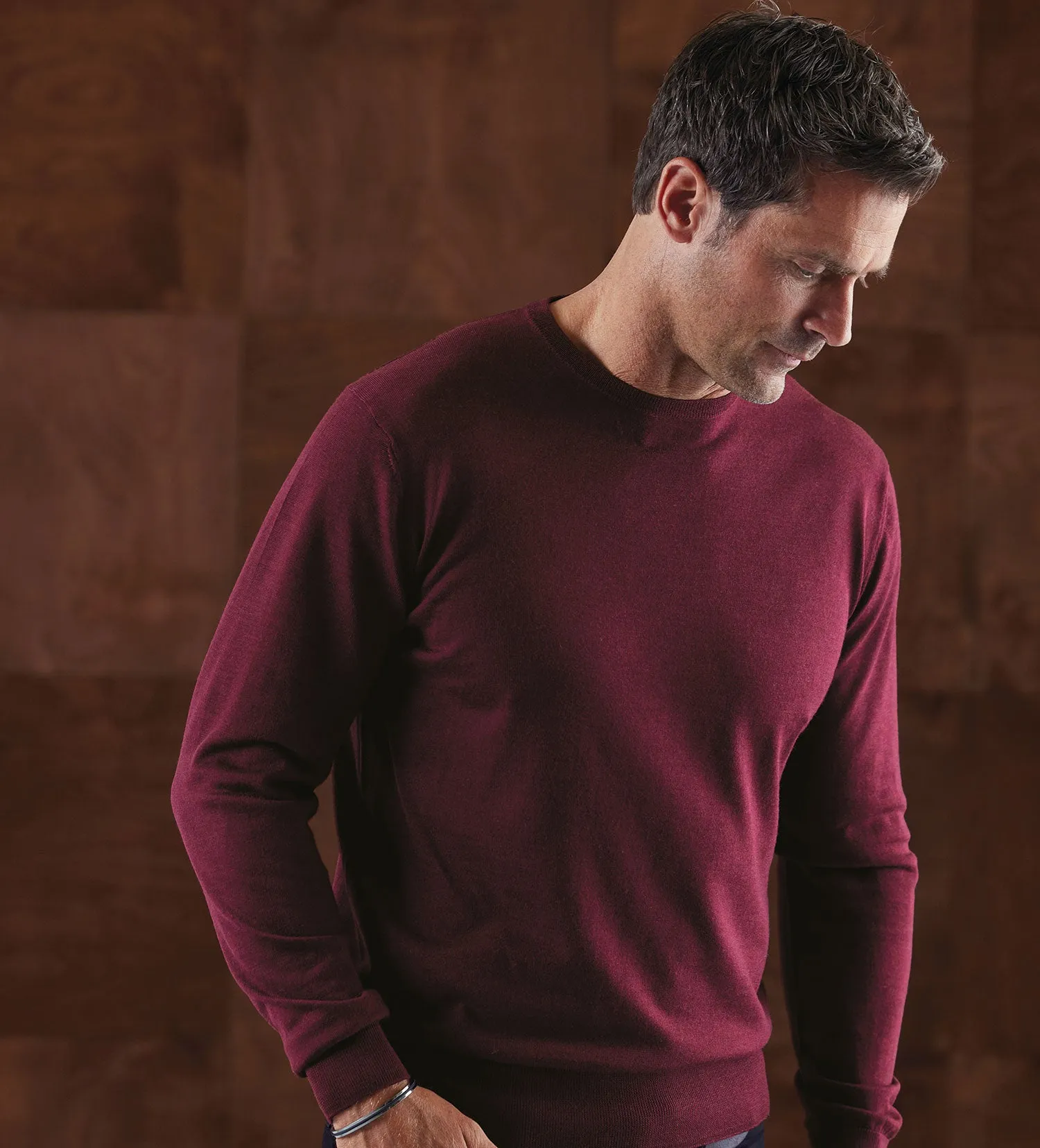 Patrick James Long Sleeve Merino Crew