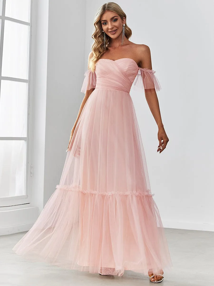 Pink Bridesmaid Gowns