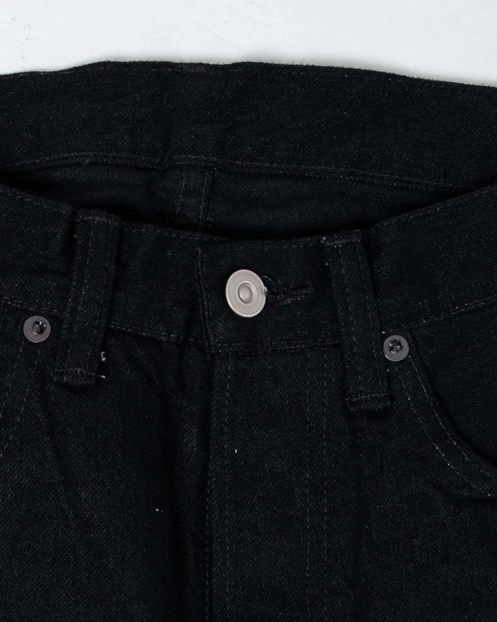 Raw 5 Pocket Black Denim Narrow