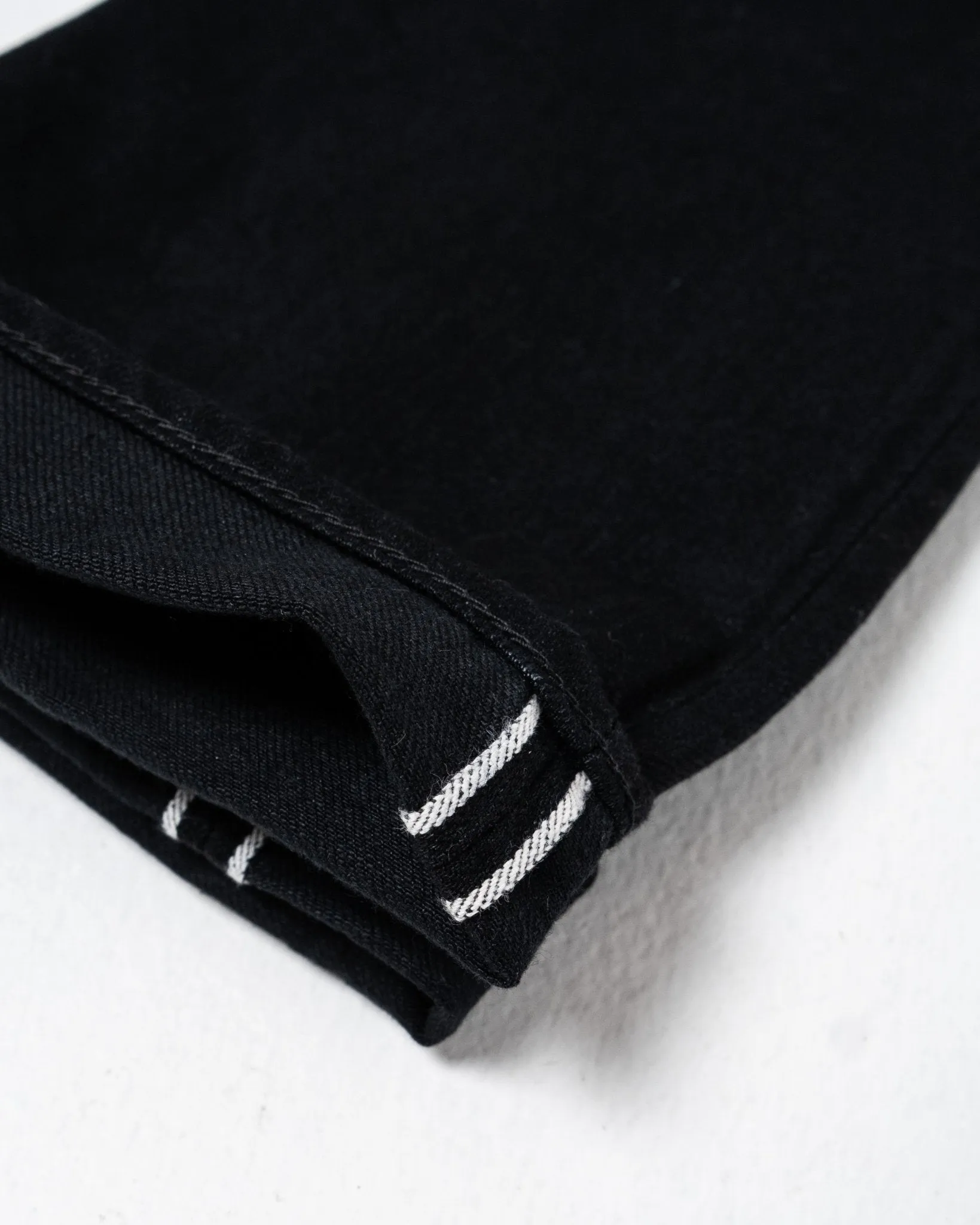 Raw 5 Pocket Black Denim Narrow