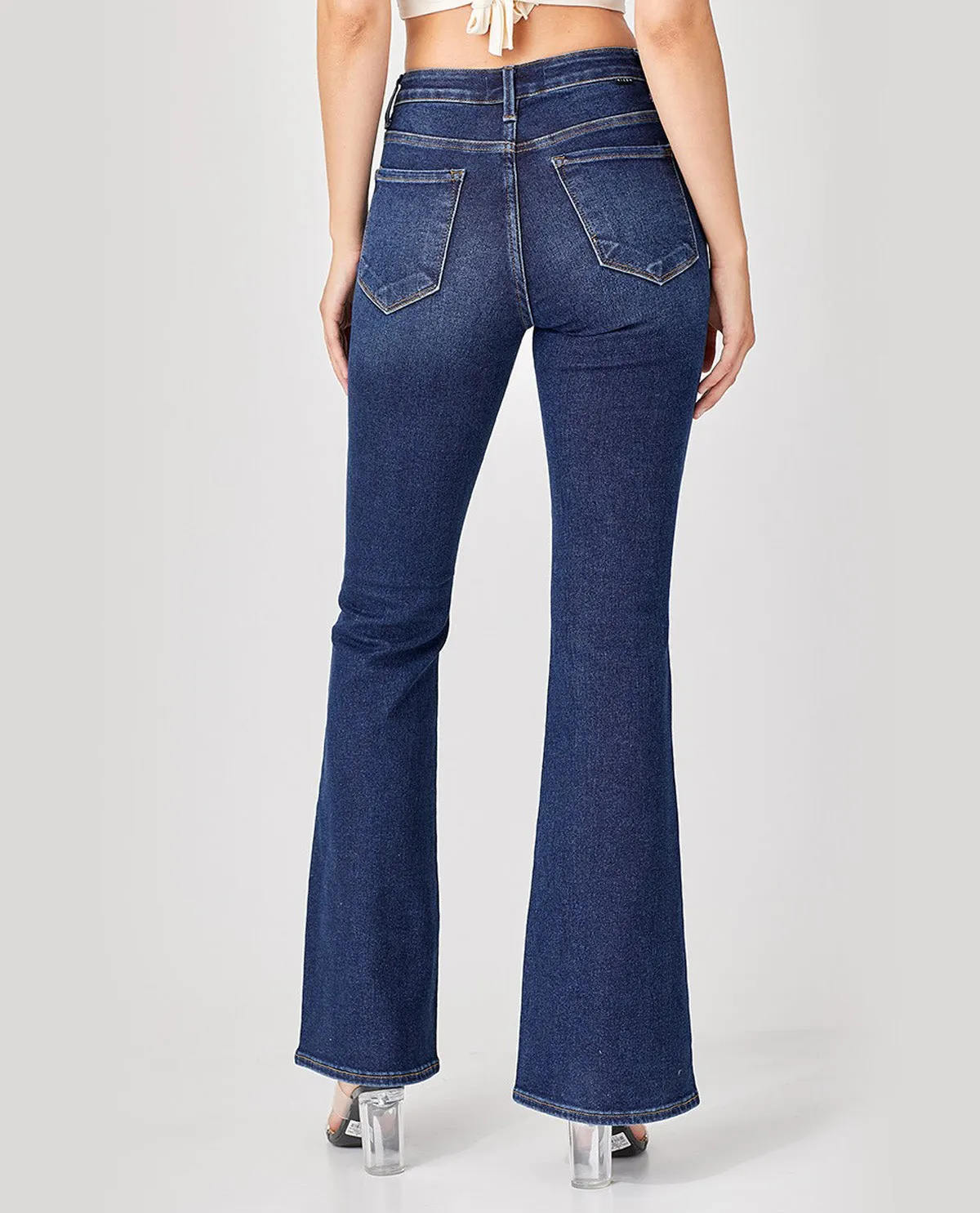 Risen PLUS High Rise Basic Flare Jeans