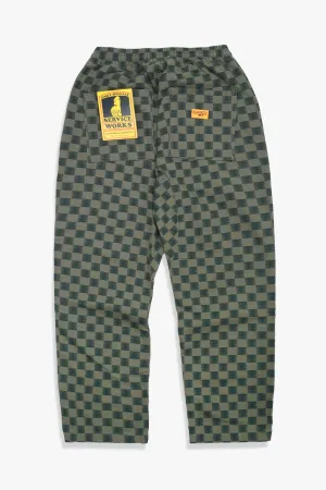 Service Works - Classic Chef Pants - Green Checker