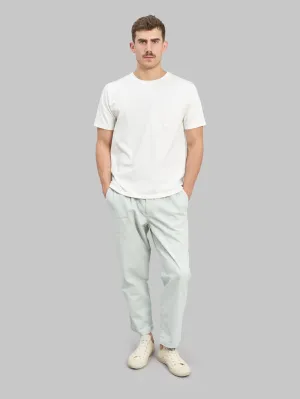 Seuva 10oz Canvas Tapered 2-Tuck Pants in Matcha Green