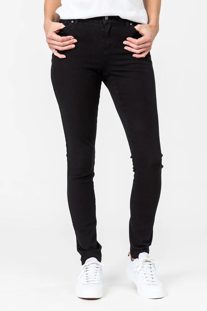 Shine On Label Sculpt Denim Black