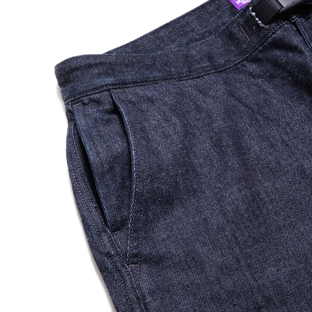 THE NORTH FACE PURPLE LABEL -  Denim Wide Tapered Field  Pants - N24FC080