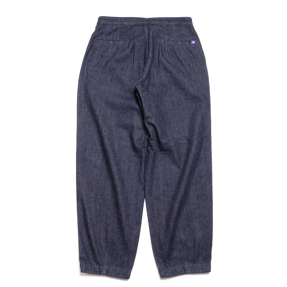 THE NORTH FACE PURPLE LABEL -  Denim Wide Tapered Field  Pants - N24FC080