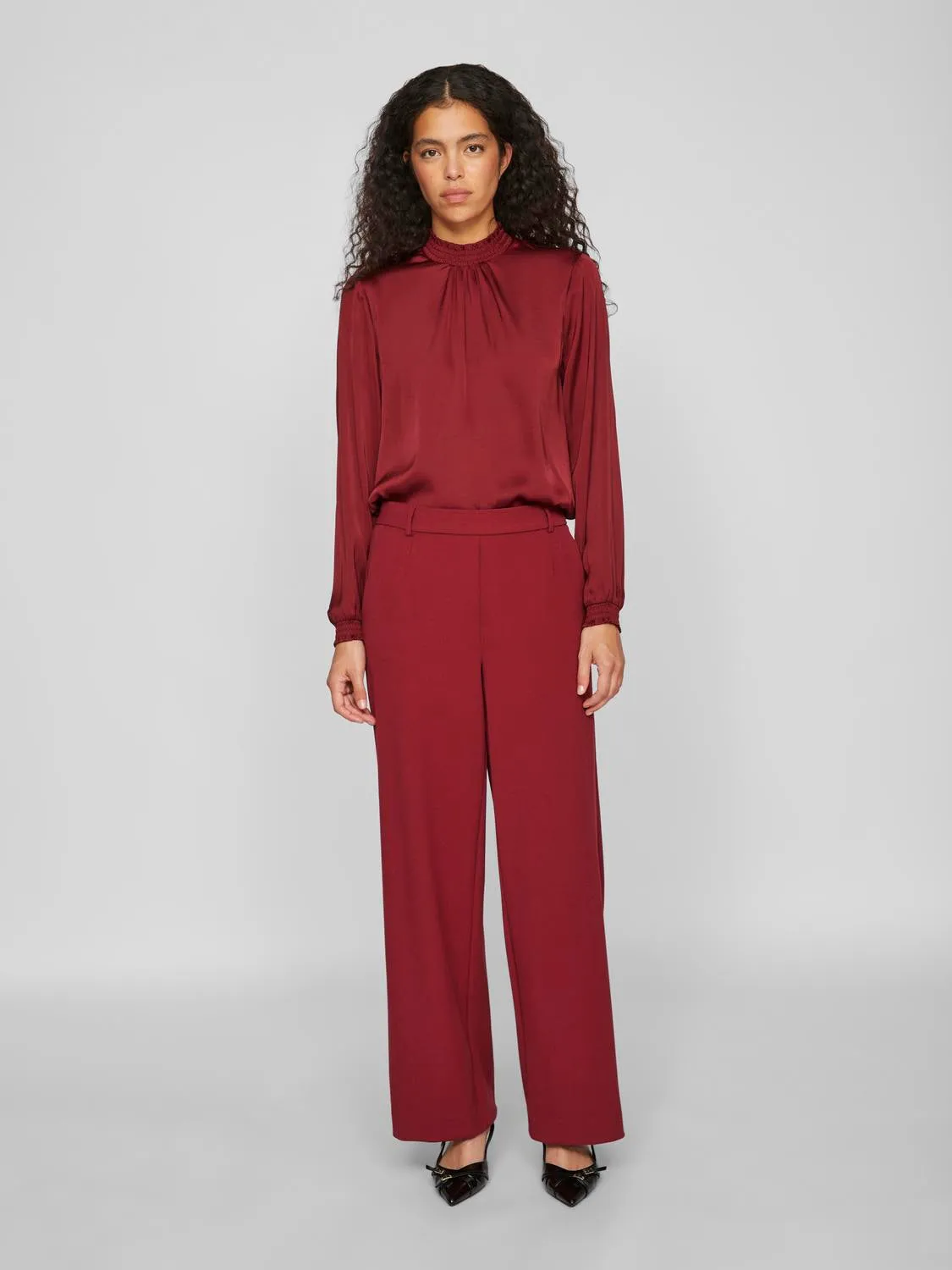 VIVARONE Trousers - Cabernet