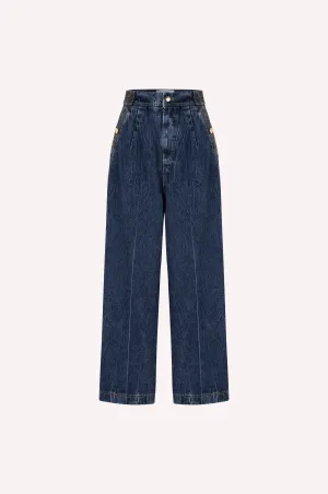 Wide Leg Denim Pants