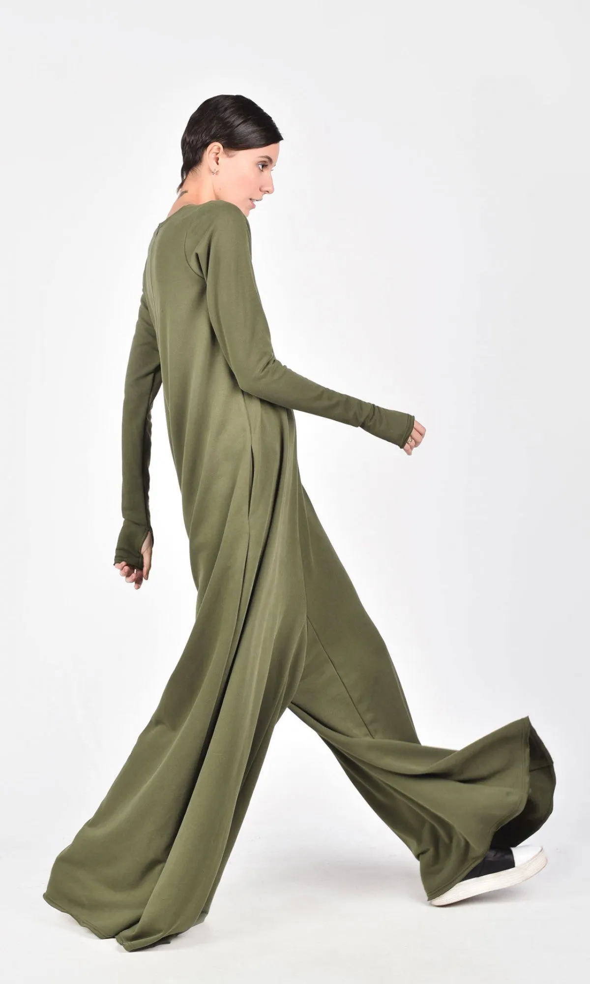 Wide Leg Maxi Jumpsuit