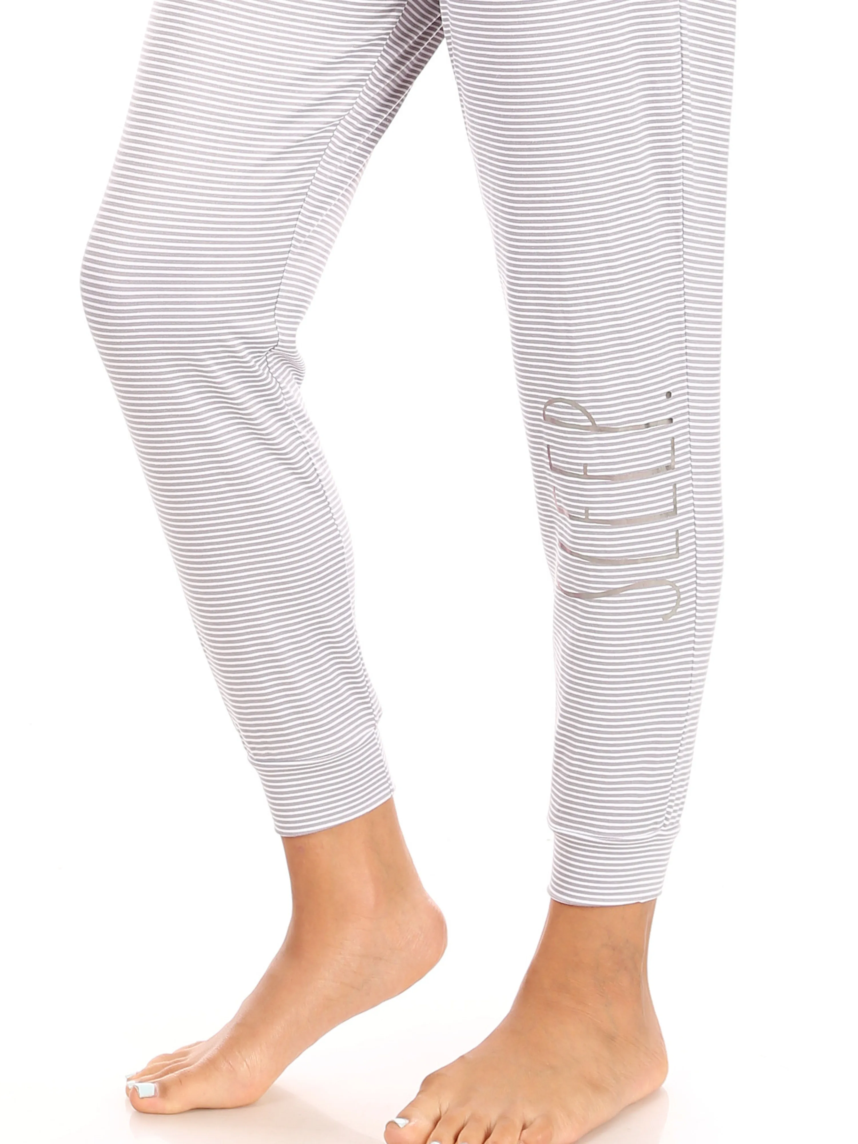 Women's "SLEEP" & "DREAM" 2-Pack Drawstring Pajama Joggers